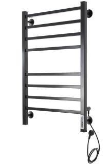 Полотенцесушитель электрический Domoterm Квадро DMT П8 500x800 EK R чёрный